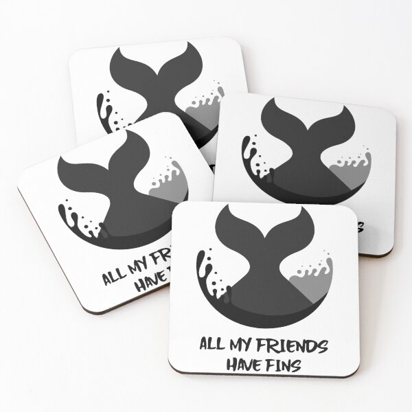Item preview, All My Friends Have Fins designed and sold by LadySaltwater.