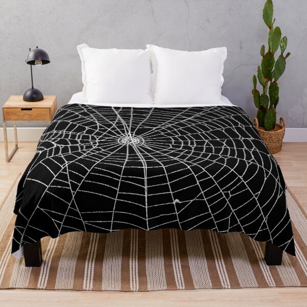 Spider Spider Web Throw Blanket