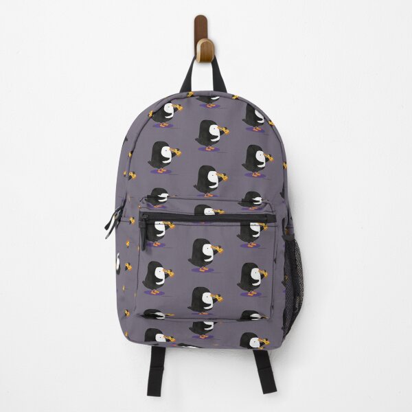 Steve Penguin loves Pizza! Backpack