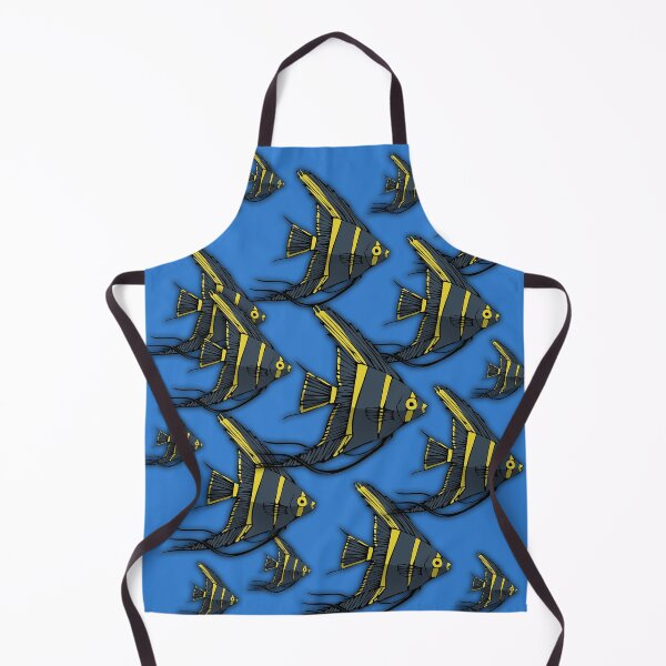 Item preview, Gray & Yellow Angelfish designed and sold by HeadRubble.