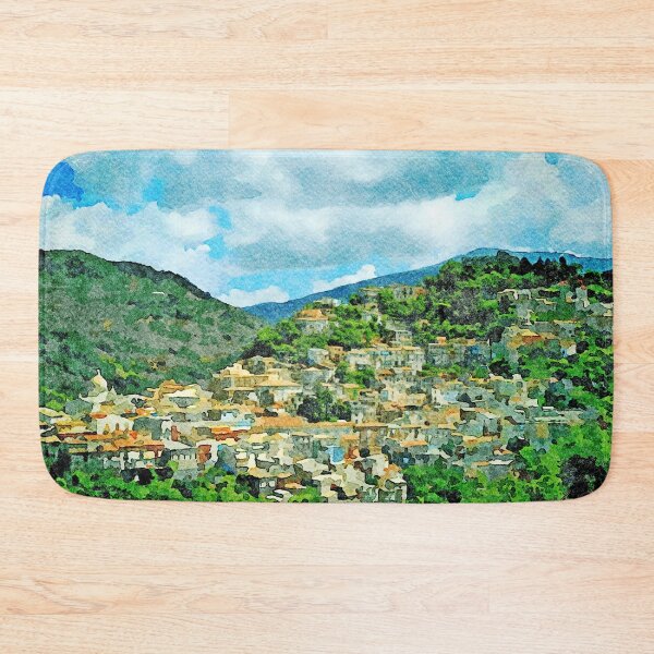 Item preview, Landscape with village in the mountains designed and sold by Giuseppe Cocco.