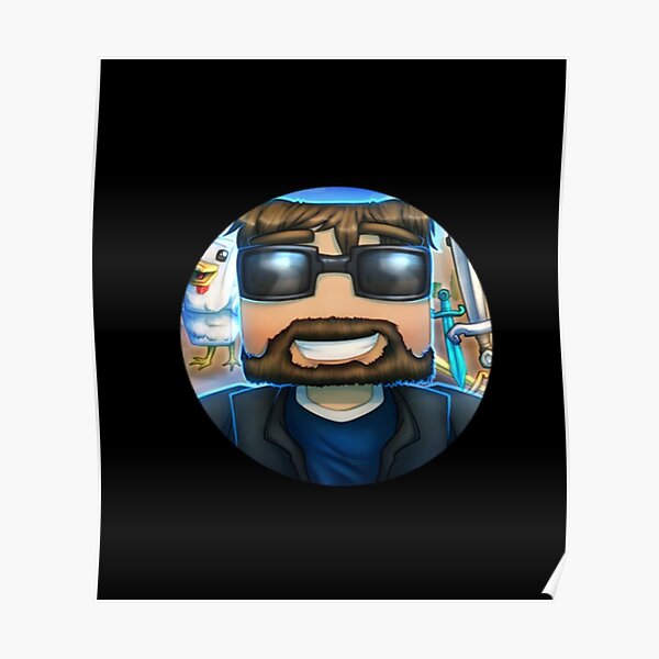 Roblox Youtuber Posters Redbubble