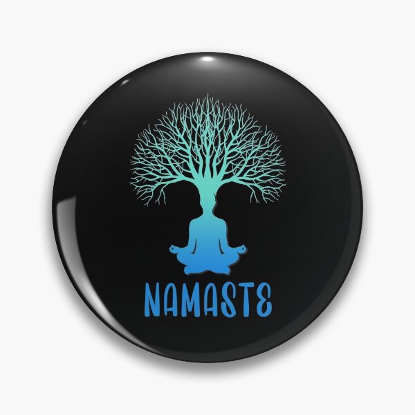 Item preview, Namaste Yoga Tree Giftidea Funny Yoga Tee designed and sold by HamidasPrime.