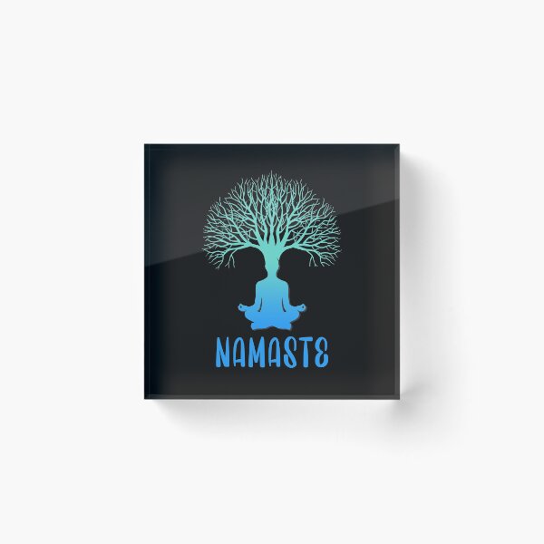 Item preview, Namaste Yoga Tree Giftidea Funny Yoga Tee designed and sold by HamidasPrime.