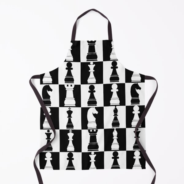 Item preview, Black and White Chess Board Print Pattern designed and sold by lusterhills.