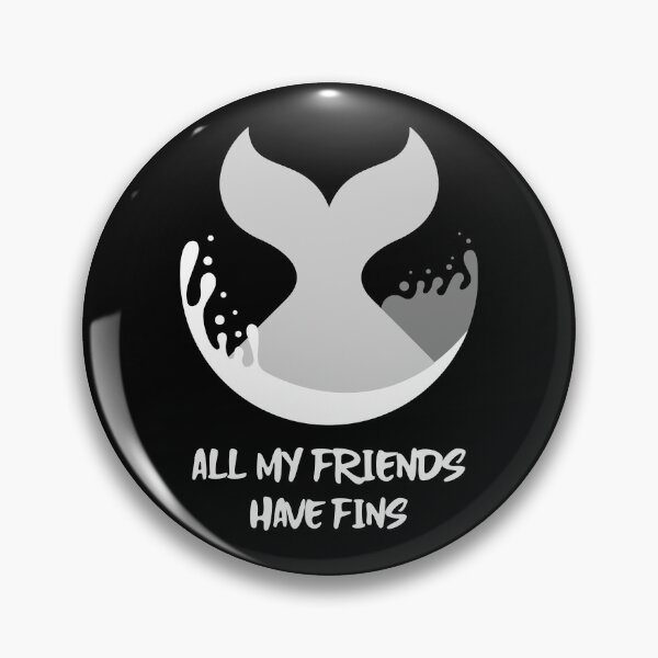 Item preview, All My Friends Have Fins designed and sold by LadySaltwater.