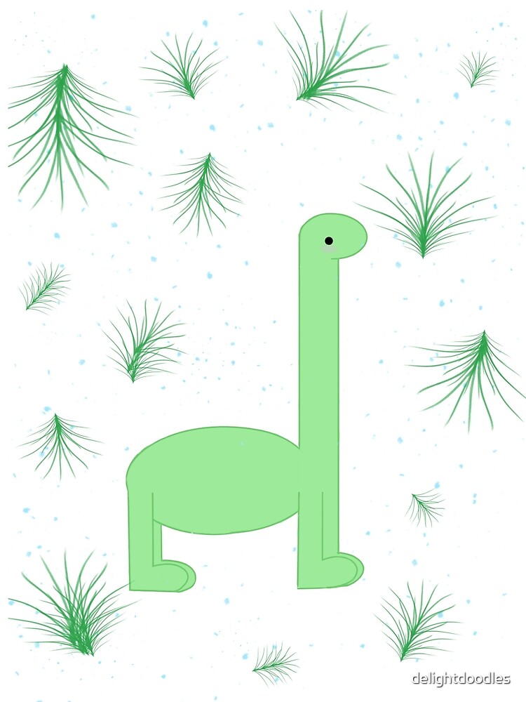 dinosaur leaf design canvas print by delightdoodles redbubble