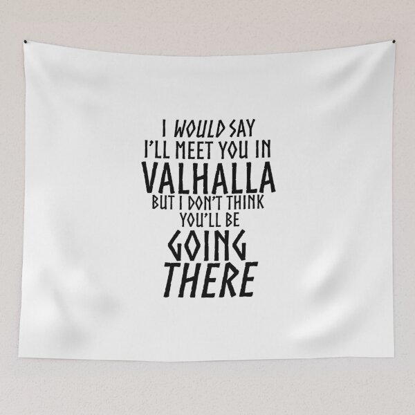 Item preview, HTTYD-Inspired "Meet You in Valhalla" designed and sold by mulberrydragon.