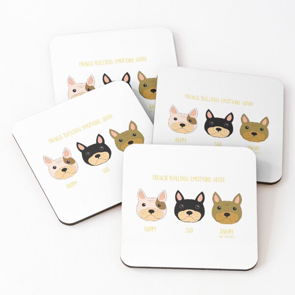 Item preview, french bulldog puppy many faces and expressions designed and sold by Jaime Brash.