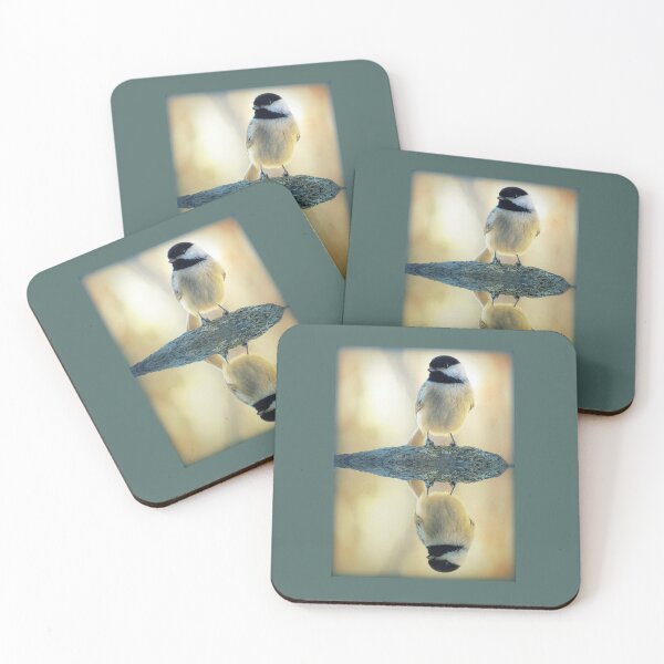 Item preview, Reflecting Pool Chickadee designed and sold by Jean Gregory Evans.
