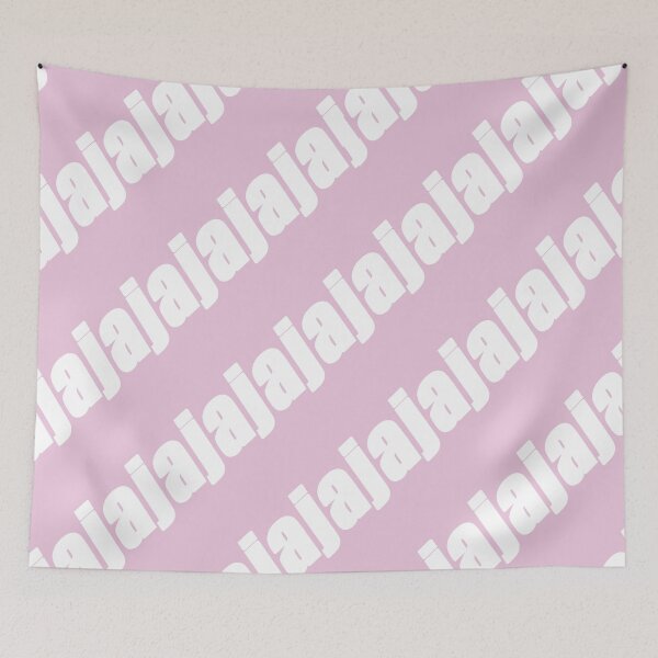 Item preview, jaja spanish laughing text in white and pink designed and sold by L Sq.