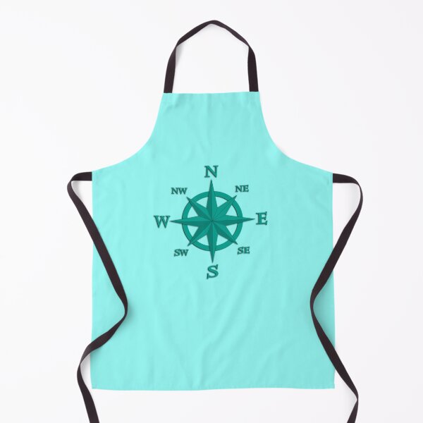 Item preview, Eight Point Compass Rose, Turquoise and Aqua designed and sold by Marymarice.