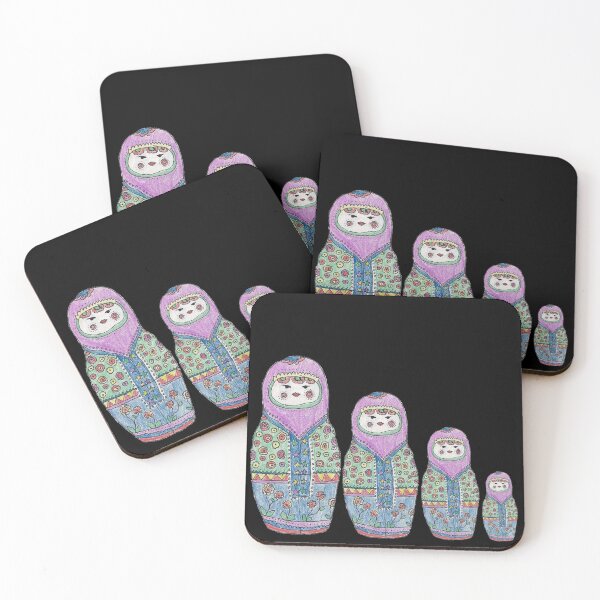 Item preview, Russian Nesting Dolls designed and sold by ArtChildGalore.