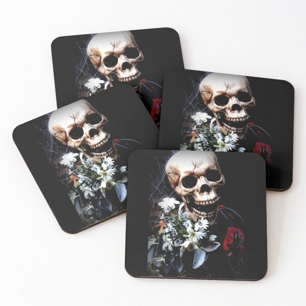 Item preview, Skully N Flowers designed and sold by Bloo-Berry.