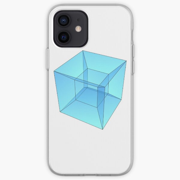 Regular four-dimensional polytope iPhone Soft Case