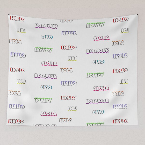 Item preview, International Hellos! designed and sold by AbbieGregory.