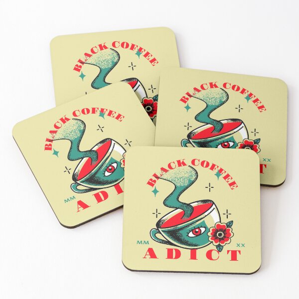 Item preview, BLACK COFFEE ADICT designed and sold by AladdinMktgs.