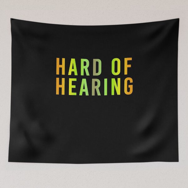 Item preview, Hard of Hearing (Sunrise Yellow) designed and sold by alienfolklore.