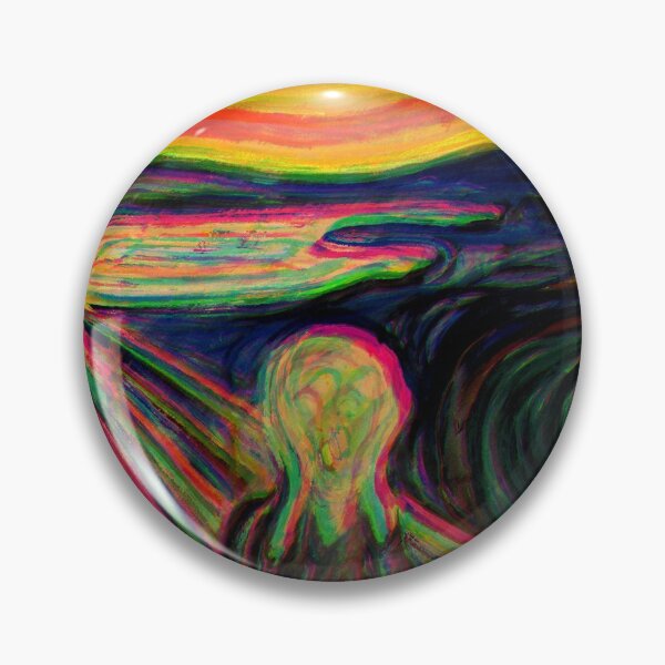 Item preview, The Scream by Edvard Munch | Psychedelic Version designed and sold by Dator.