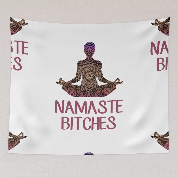 Item preview, Namaste Yoga Giftidea Funny Yoga Tee designed and sold by HamidasPrime.