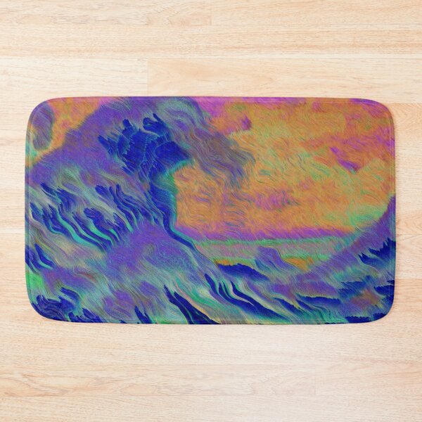 Item preview, Starry Wave off Kanagawa Oil Painting designed and sold by Dator.
