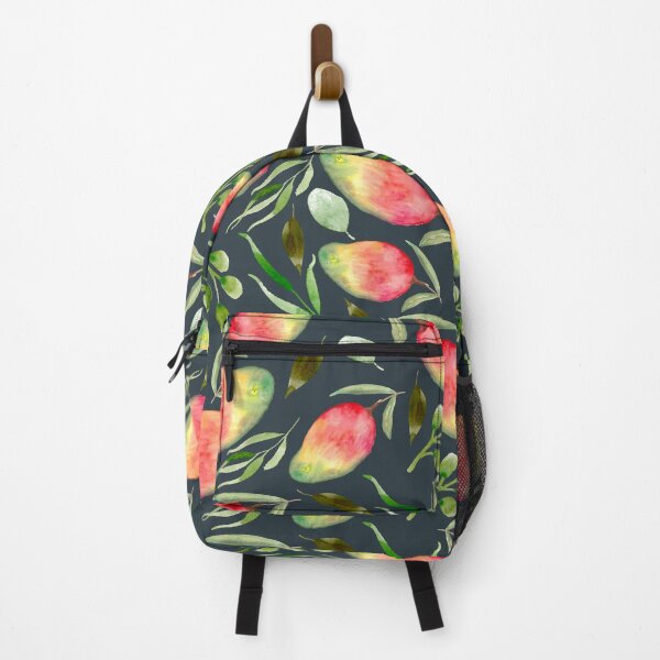 Item preview, Mangoes and Greenery | Watercolor | Pattern designed and sold by Harpley Design Studio.