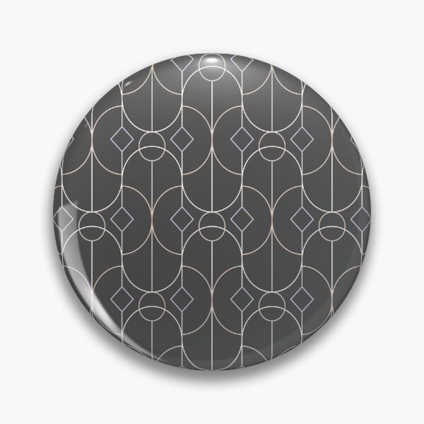 Item preview, Contemporary Bowed Symmetry in Charcoal Grey designed and sold by simplydesignart.