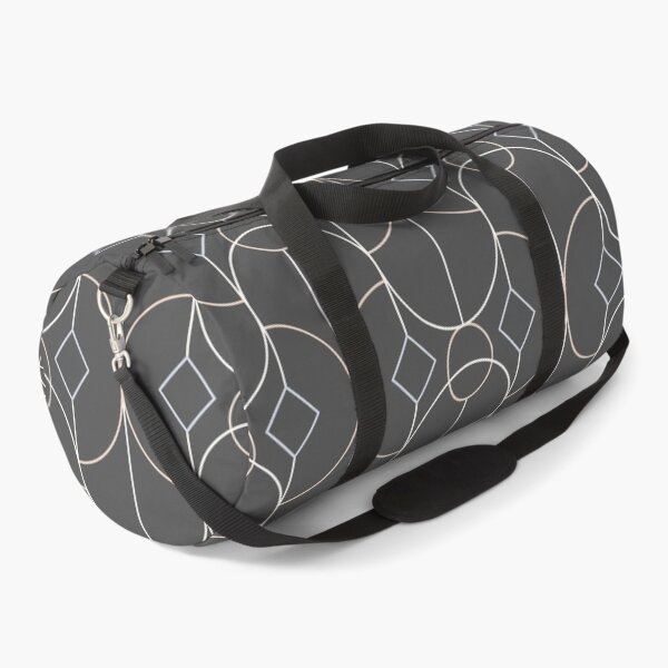 Item preview, Contemporary Bowed Symmetry in Charcoal Grey designed and sold by simplydesignart.