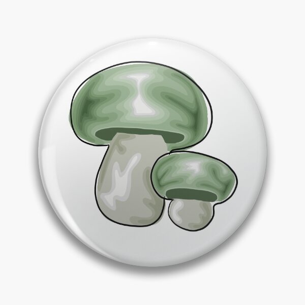 Item preview, Green-cracking russula mushroom designed and sold by Uninspired-.