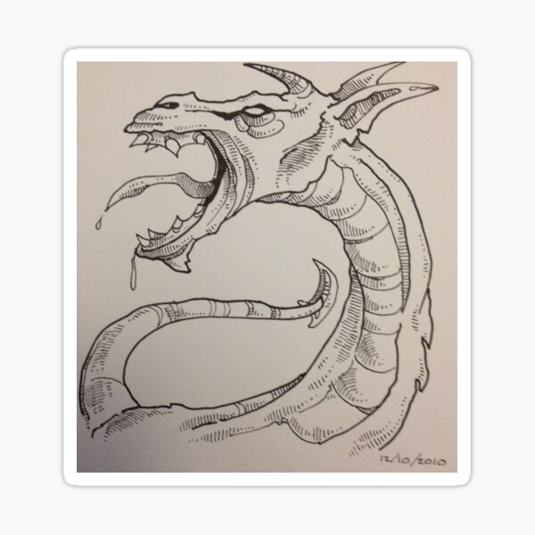 Item preview, One-horned dragon 001 designed and sold by EricGen.