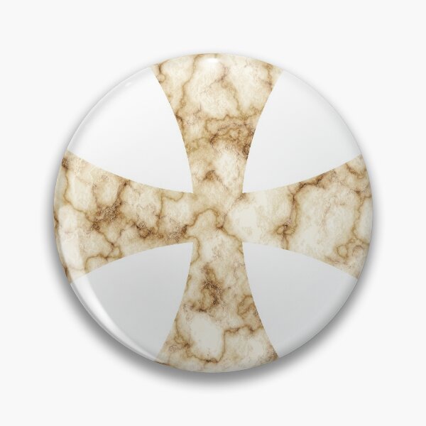 Item preview, Templar Cross White Marble designed and sold by Dator.