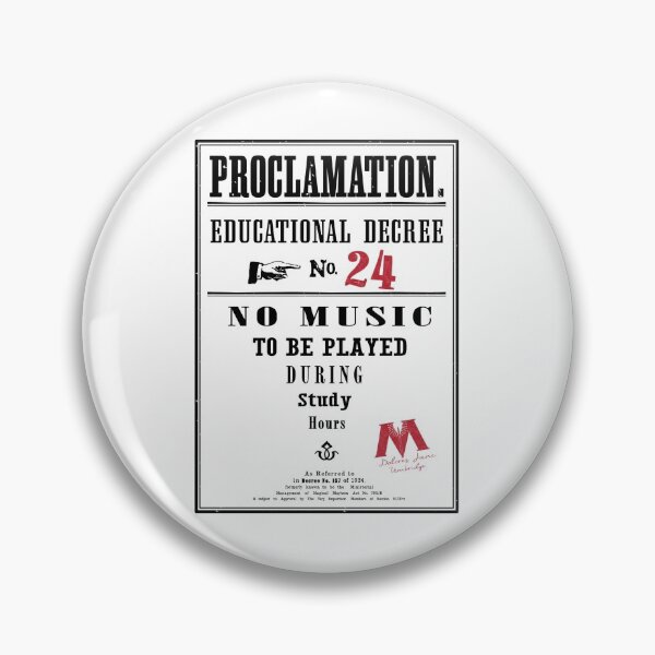 Item preview, Proclamation 24 Educational Decree designed and sold by lozo828.