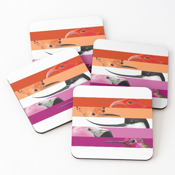 Item preview, Lesbian Pride Birds designed and sold by Haliaeetus.