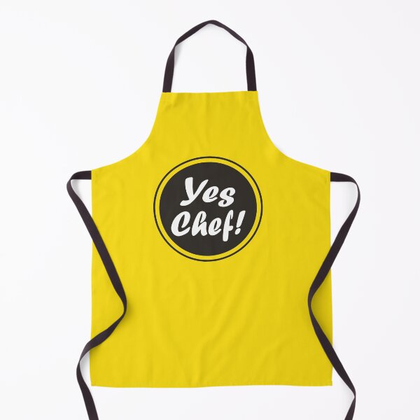 Yes Chef, Kitchen Logo, Http://workshop5.redbubble.com Apron