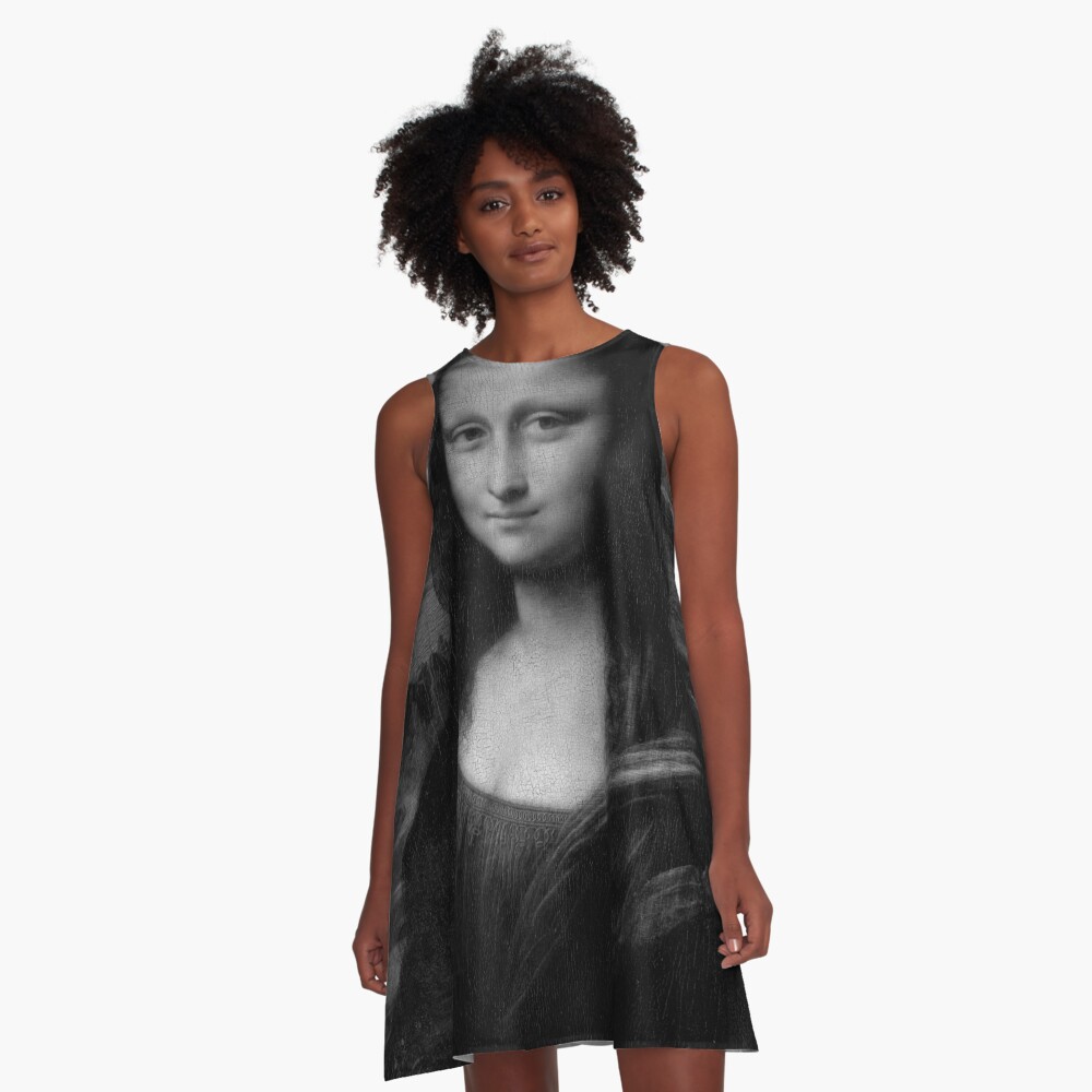 Mona Lisa Black and White Version