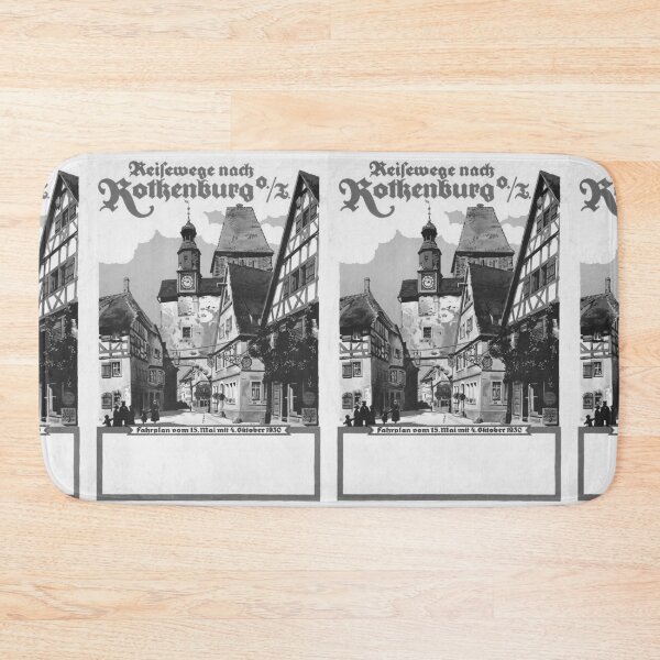 Item preview, Rothenburg Noire vintage travel poster designed and sold by stickart-marek.