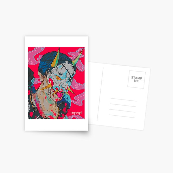 Hannya Man Carte postale