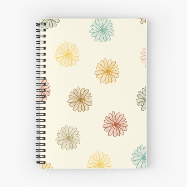 Item preview, Autumn Florals Painted Spiral Notebook from The Sunflower Design Co. designed and sold by TheSunflowerCo.