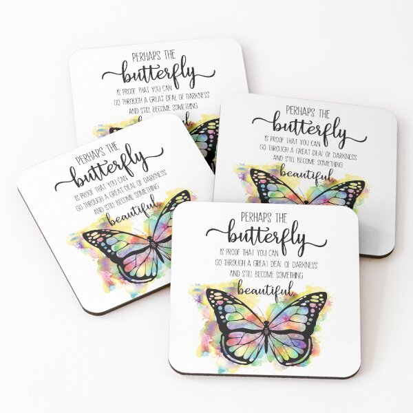 Item preview, Inspirational Watercolor Butterfly  designed and sold by WildHoneyDesign.