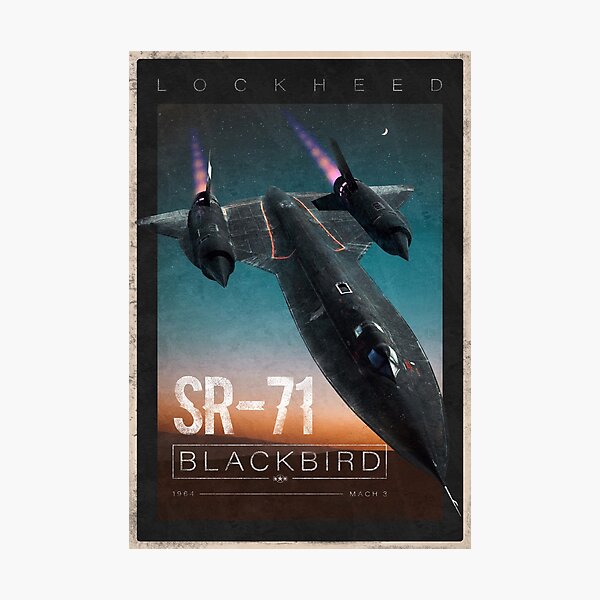 SR-71 Blackbird Photographic Print