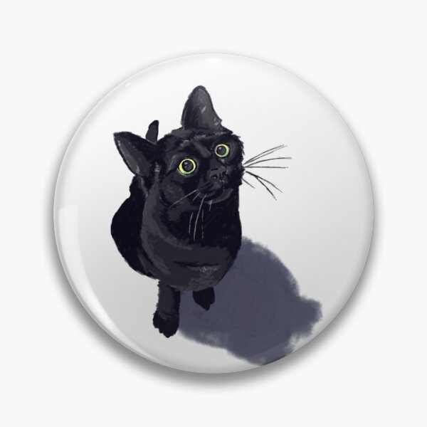 Item preview, Curious Black Cat  designed and sold by ConsciousDreamr.