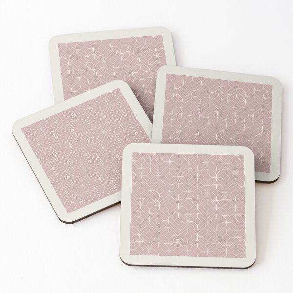 Item preview, Minimalist Geometric Diamond Shapes in Shell Pink designed and sold by simplydesignart.