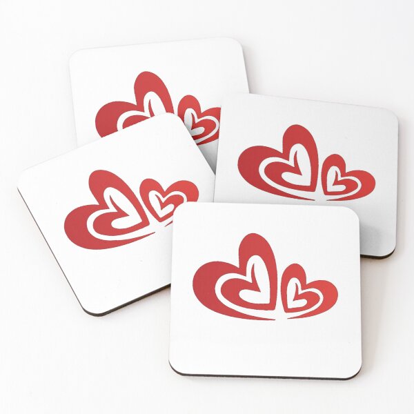 Item preview, 2 hearts designed and sold by Nabidrabbu.