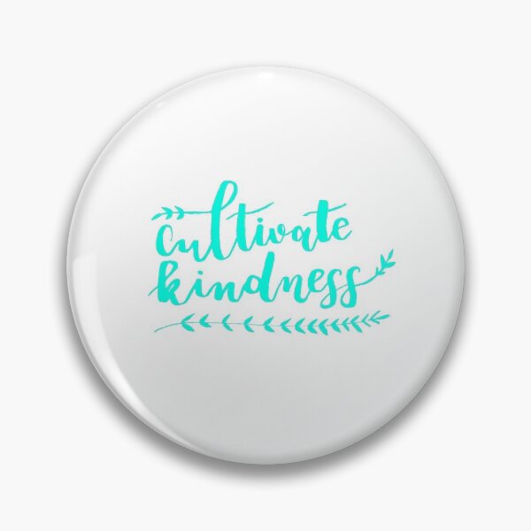 Item preview, Cultivate Kindness Positive Quote Teal designed and sold by faithful-ink.