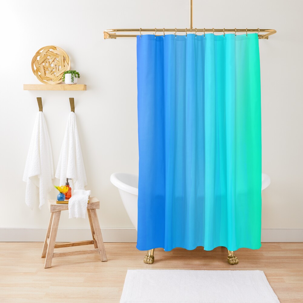 "Blue Ombré Pattern" Shower Curtain for Sale by saerja22 Redbubble