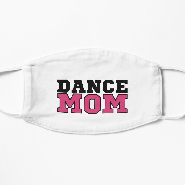 Dance Mom Sports Lettering - Pink Flat Mask