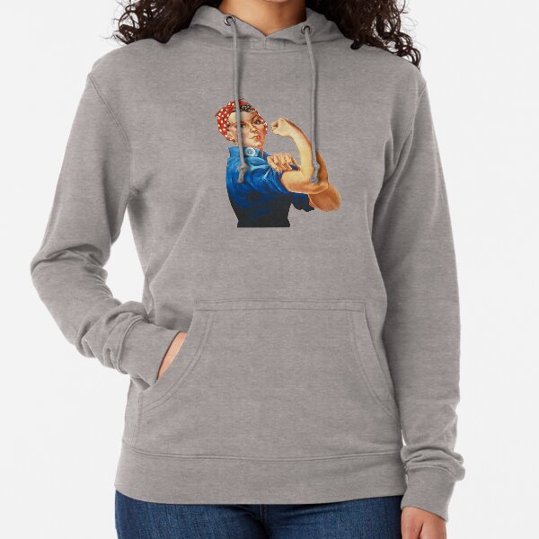 Rosie the Riveter Lightweight Hoodie
