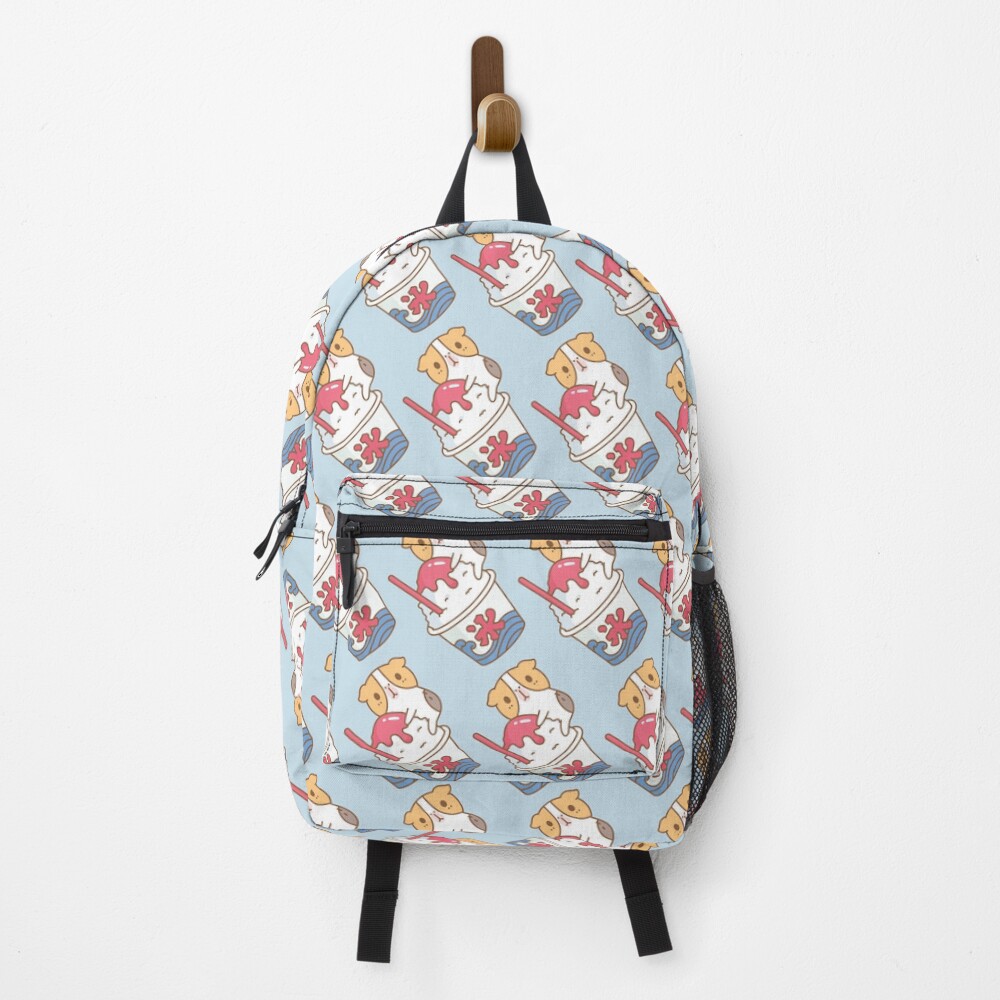 Guinea pig with kakigori Japanese shaved ice Backpack