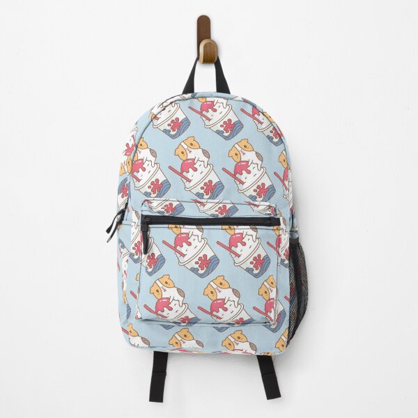 Guinea pig with kakigori Japanese shaved ice Backpack