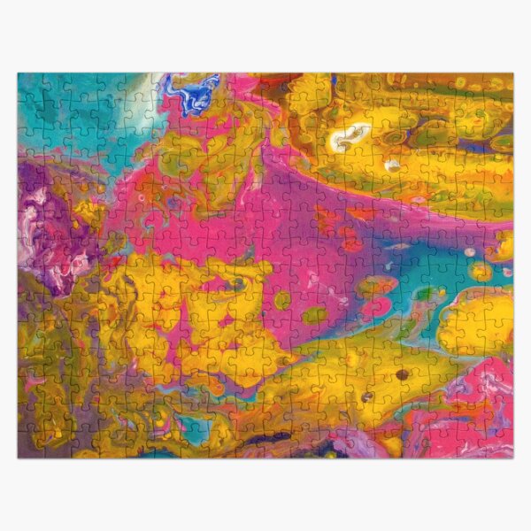 Pink Sherbert by Noora Elkoussy Jigsaw Puzzle
